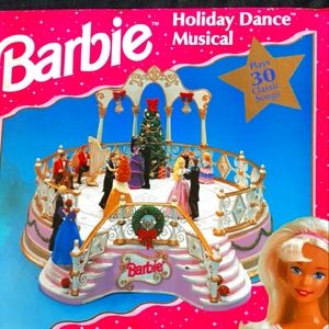 Vintage Mr. Christmas Barbie Holiday Dance Musical